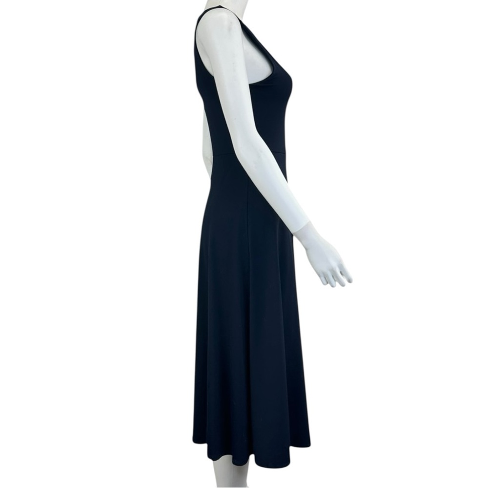SUSANA MONACO Navy Midi Dress Size S C0593 - Picture 2 of 11